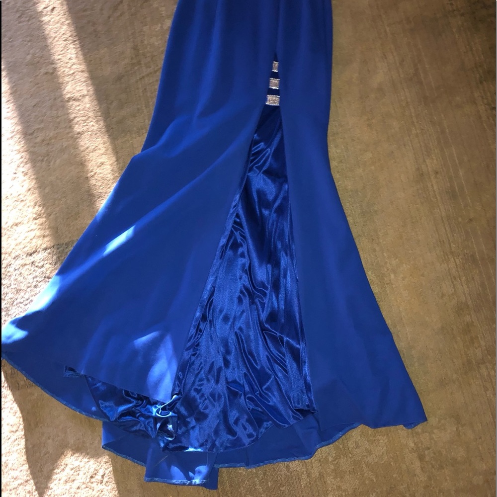 Blue Prom Dress - Picture 3 of 6